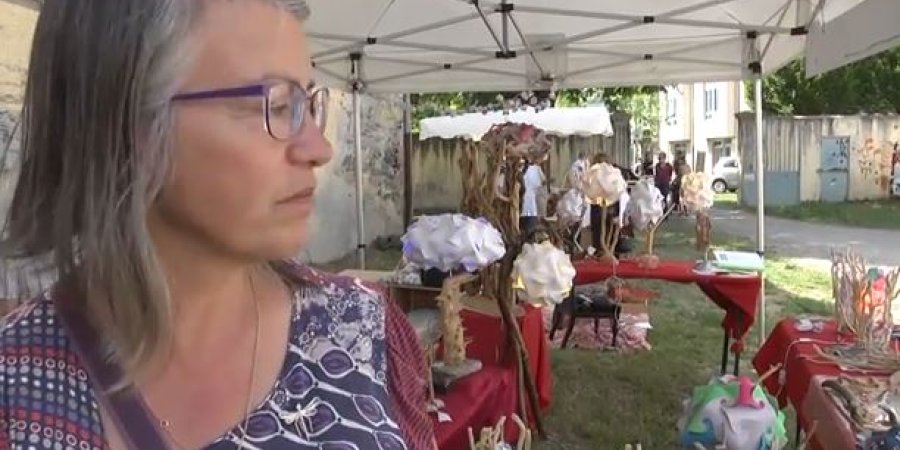 Une créatrice d'art