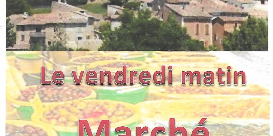 A partir de Vendredi 24 Juillet, toute la matinée se déroulera un marché provençal à St Martin de Brômes