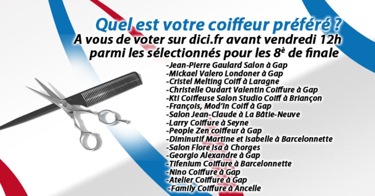 Coiffeur préféré : Tifenium Coiffure à Barcelonnette a égalité avec Kti